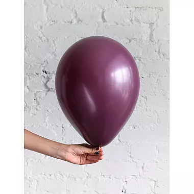Шар бордовый матовый