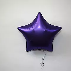 Шар звезда 19 Сатин Purple Royale